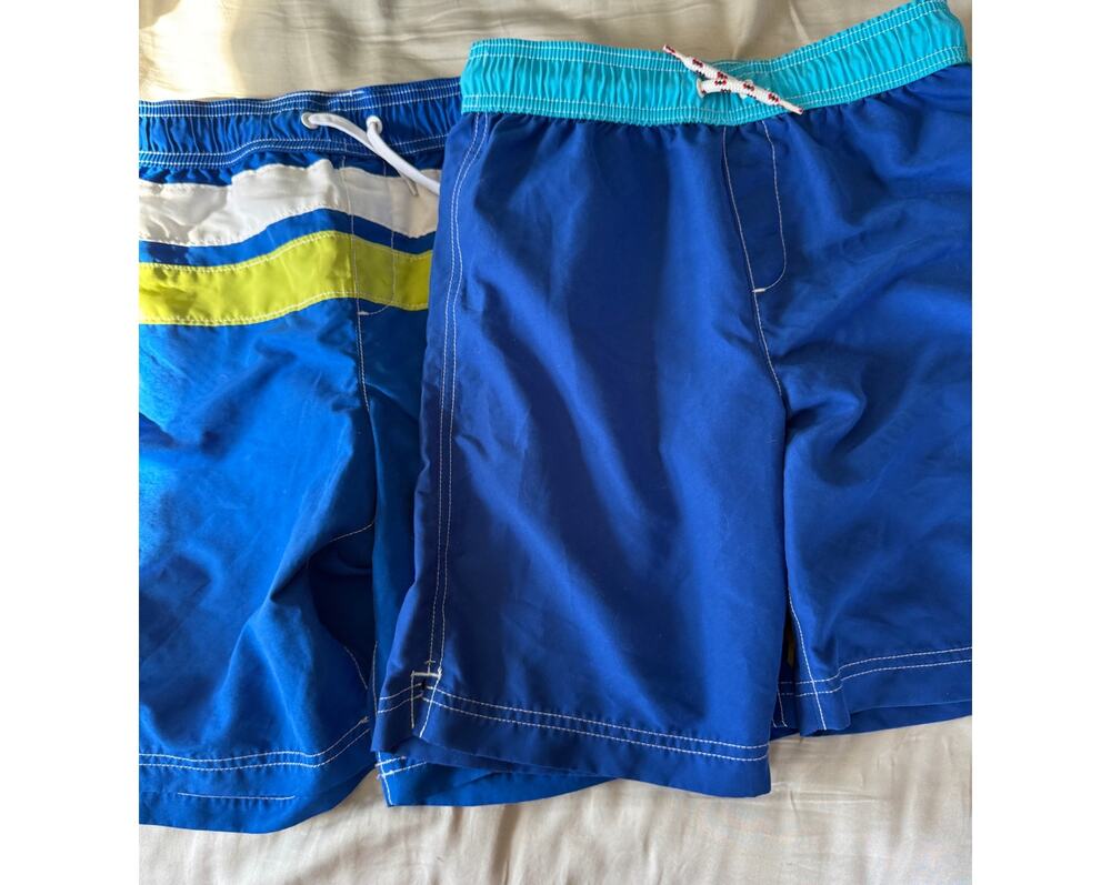 Lands End Blue bathing suit bundle size 10-12
